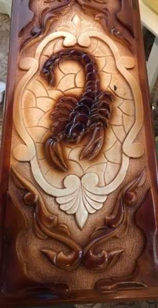 Нарды подарочные резные Скорпион Пустыни