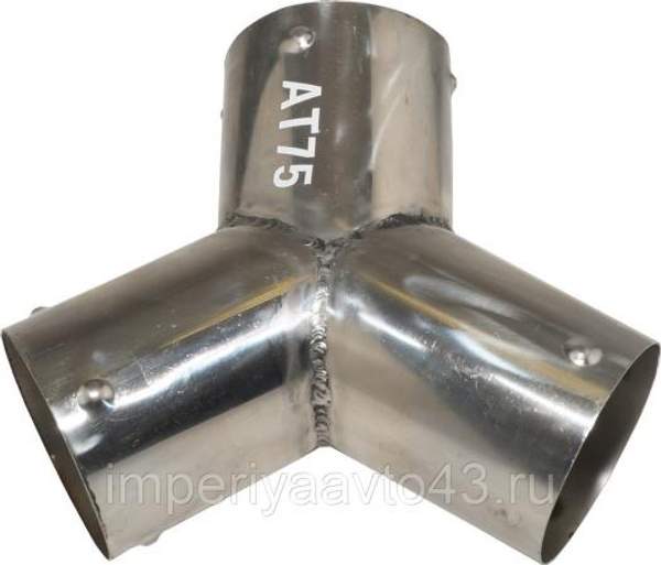 Насадка металлическая Y-образная для шланга D=75 мм Nordberg AT75