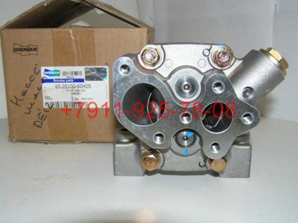 Насос масляный DE12Tis Дэу Новус запчасти Daewoo Ultra Novus