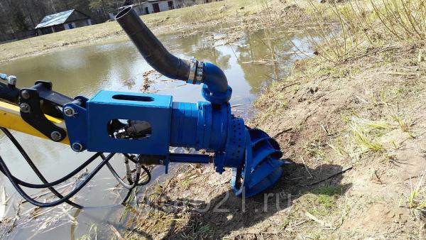 Насос погружной РА150 абразивостойкий с фрезой (землесос)