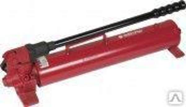 Насос ручной гидравлический для работы оборудования с пружинным возвратом