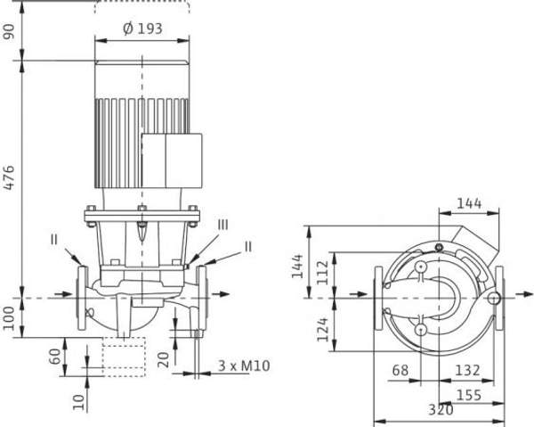 Насос WILO-CronoLine- IL65/240-30/2