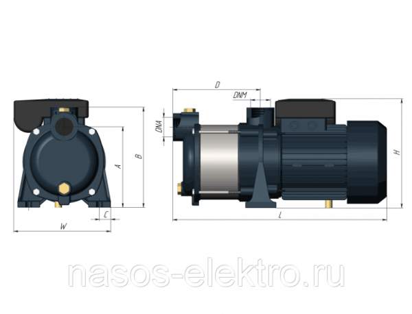 Насосы UNIPUMP серии MH 400С