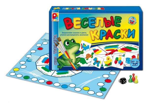 Настольная игра Веселые краски