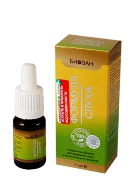 Натуральное средство при нарушении слуха и воспалительных процессах «Формула Слуха»