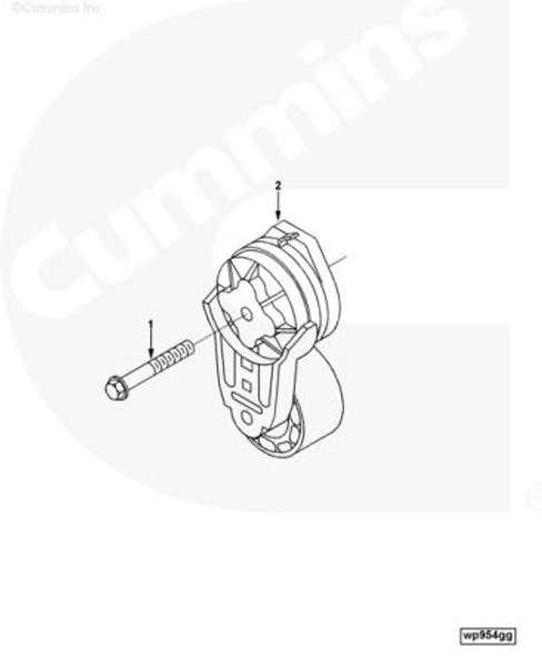 Натяжитель ремня Cummins 6CT 8.3 3937555 3936205 3934819 3917440