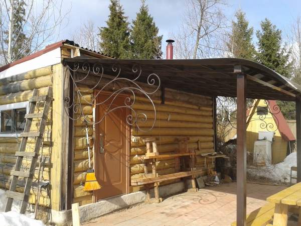 Навес для дома