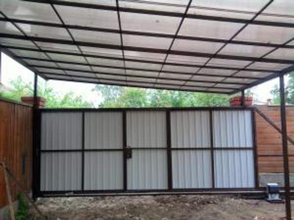 Навес односкатный