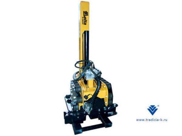 Навесной копер для установки дорожных ограждений, столбов и стоек Delta VM100E (Англия)