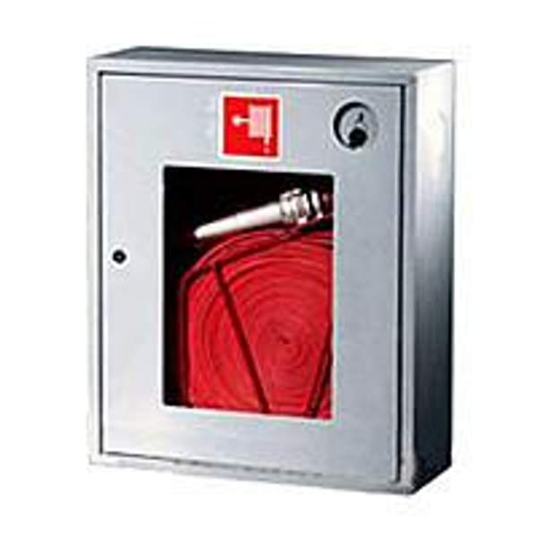 Навесной открытый пожарный шкаф ШПК-310 НОБ белый