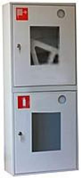 Навесной открытый пожарный шкаф ШПК-320 НОБ белый