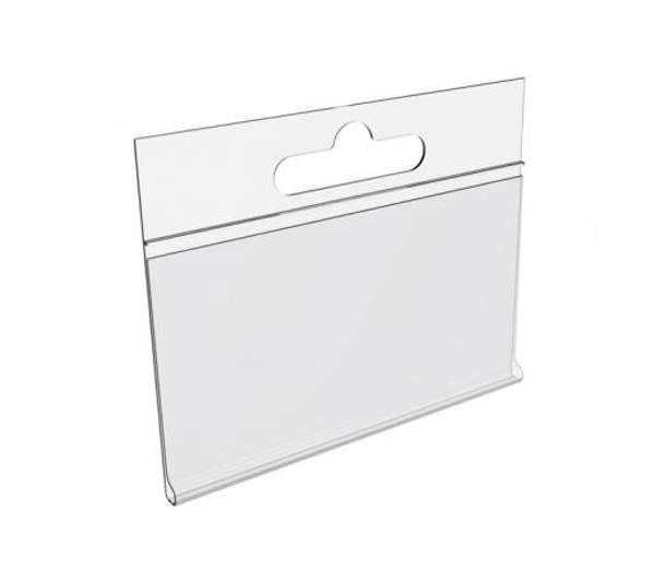 Навесной ценникодержатель из ПЭТ на кронштейн