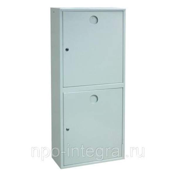 Навесной закрытый пожарный шкаф ШПК-320 НЗБ белый