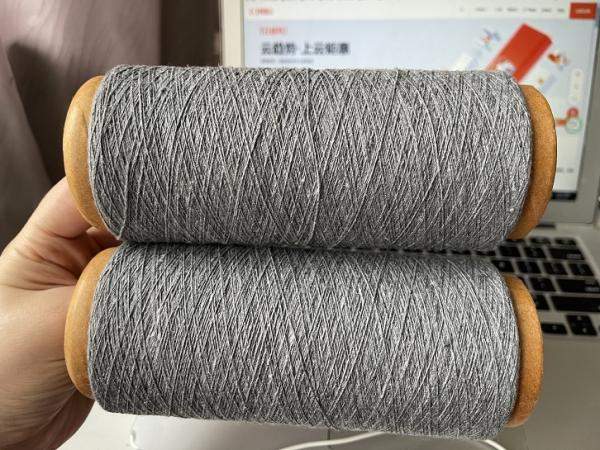 Ne6.5s серая пряжа 65%/35% T/C хлопок смесовая пряжа для перчаток