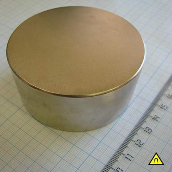 Неодимовый магнит диск 70х40 мм, N35