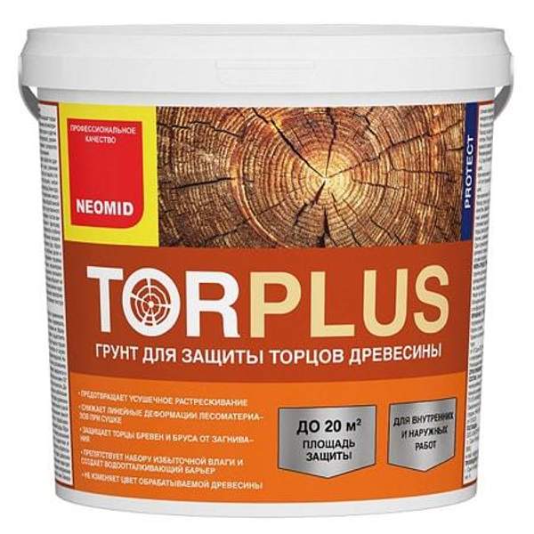 Neomid Неомид Грунт для защиты торцов древесины TOR plus (5)