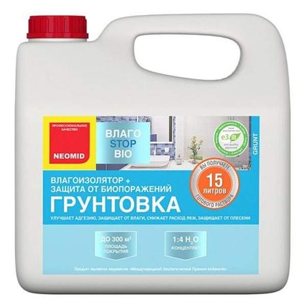 Neomid Неомид Грунт ВлагоStop Bio концентрат 1:4 (1 л.)