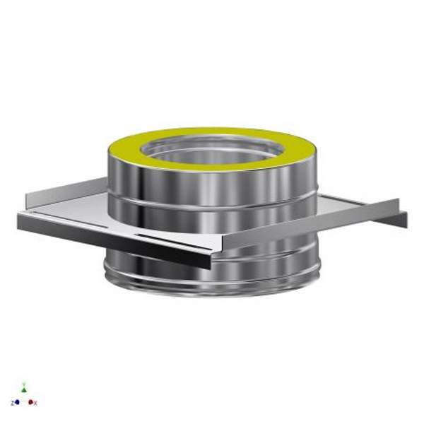 Неподвижная опора модульного дымохода 250x350мм сэндвич, фланцевый