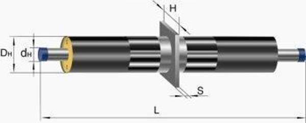 Неподвижные опоры для труб ППУ ПЭ