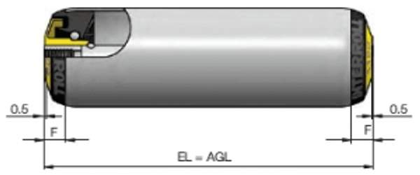 Неприводные ролики серии 1100 (мах нагрузка 350 N)