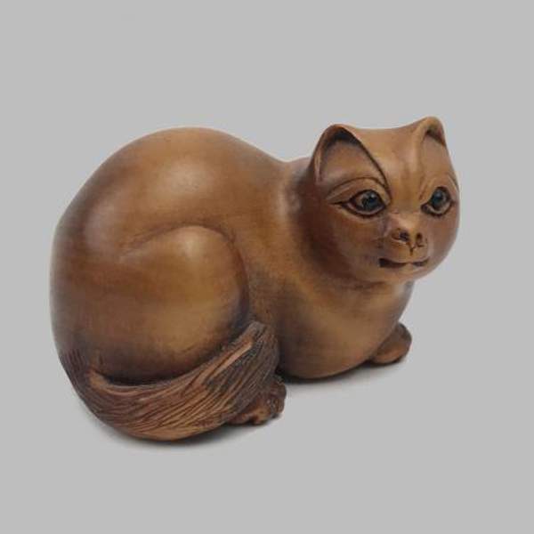 Нэцкэ "Кот". Япония