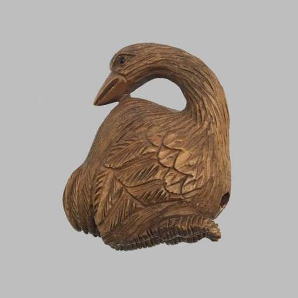 Нэцкэ «Журавль». Япония