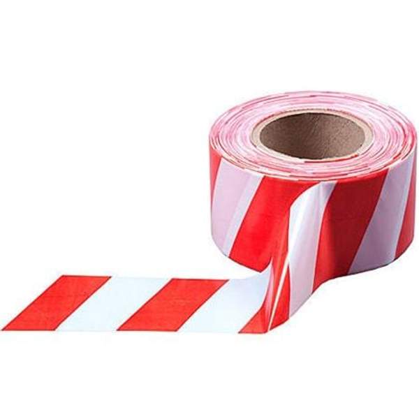 Nova Roll Лента предупреждающая 50мм*150м "Нова Ролл", красно-белая