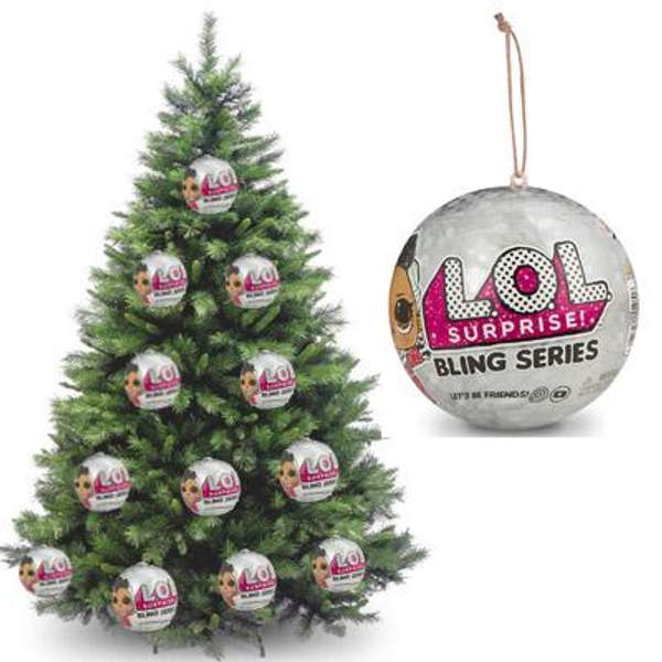 Новогодние Куклы ЛОЛ 12шт LOL Bling