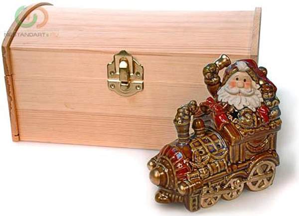 Новогодний подарок - керамический подсвечник