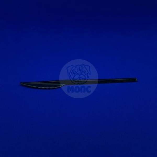 Нож пластиковый одноразовый черный 200/4000