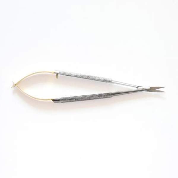 Ножницы микрохирургические остроконечные прямые