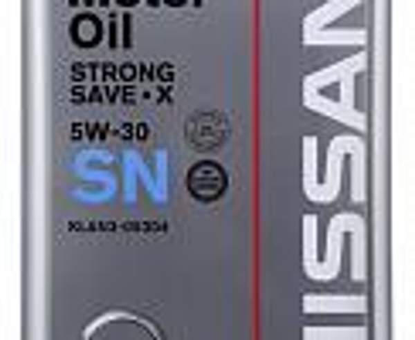 O.E.M for NISSAN SAE 5W30 Strong SAVE-X API SN, железная канистра 4л