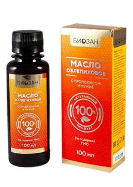 Облепиховое масло, прополис, Мумие — ЖКТ, противовоспалительное, грибок ногтей