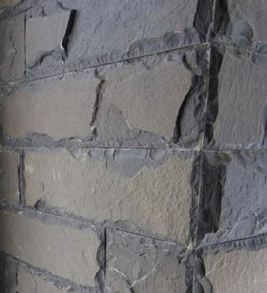 Облицовочная плитка с заколом шунгит 200 х 200 мм