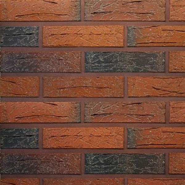 Облицовочный керамический кирпич Terca (Терка) Red flame с песком