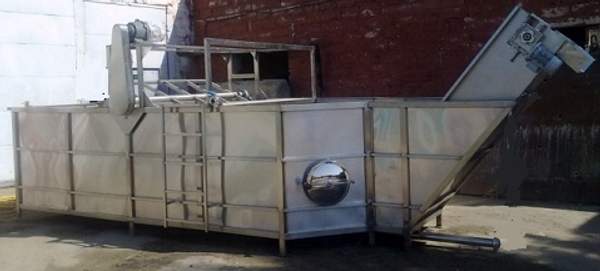 Оборудование для мойки помидоров, болгарского перца, патиссонов, яблок, груш.