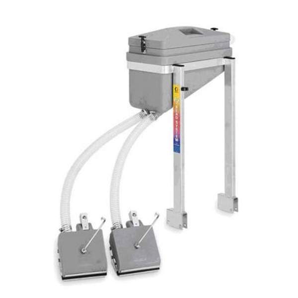 Оборудование для подачи стеклошариков двойная линия на LineLazer Graco