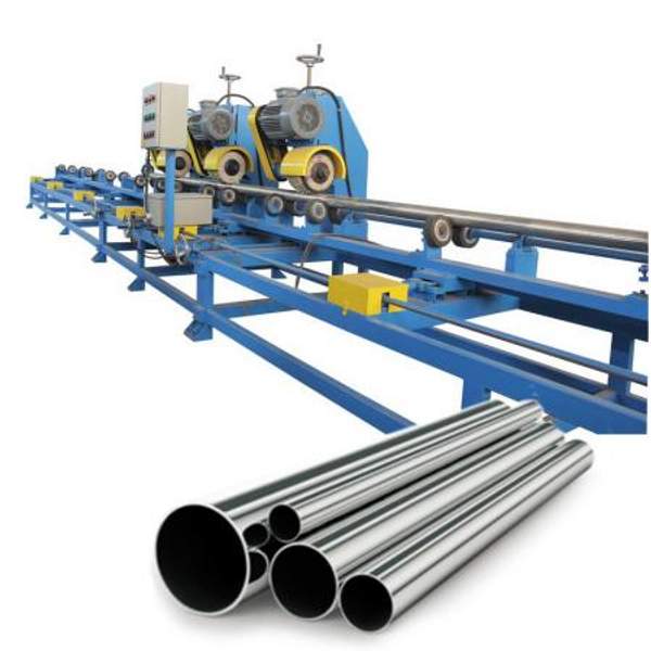 Оборудование для полировки металлических труб большого диаметра.