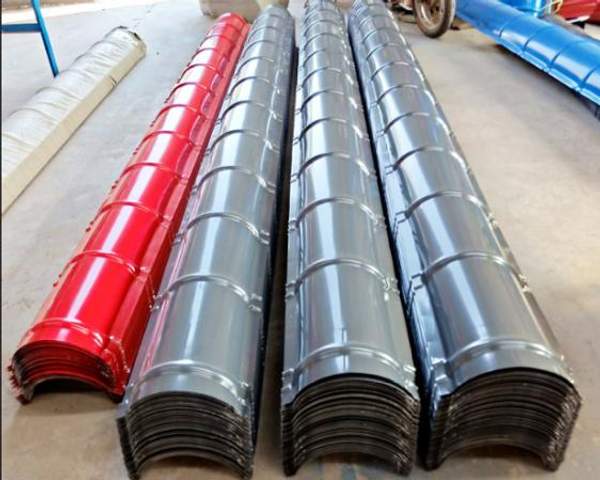 Оборудование для производства фигурного кровельного конька из Китая