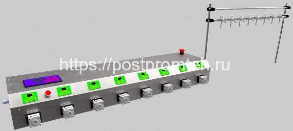 Оборудование для розлива/Перистальтический дозатор ПД-50/8с