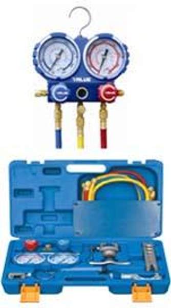 Оборудование для заправки кондиционеров, аксессуары для вакуумных насосов (Вакуумметры, шланги и т.п.)