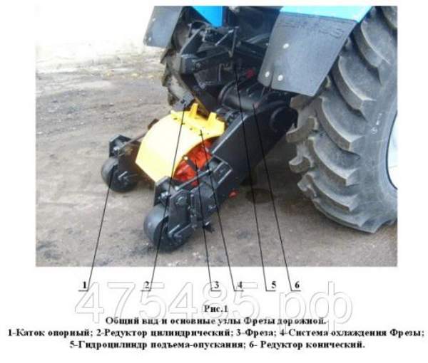 Оборудование фреза дорожная ФД-567