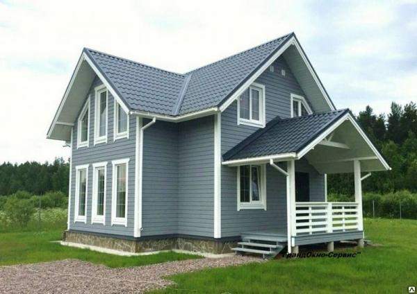 Обшивка стен дачи