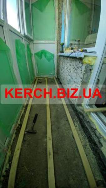 Обшивка внутри П-образного балкона, ул. Заречная д. 28