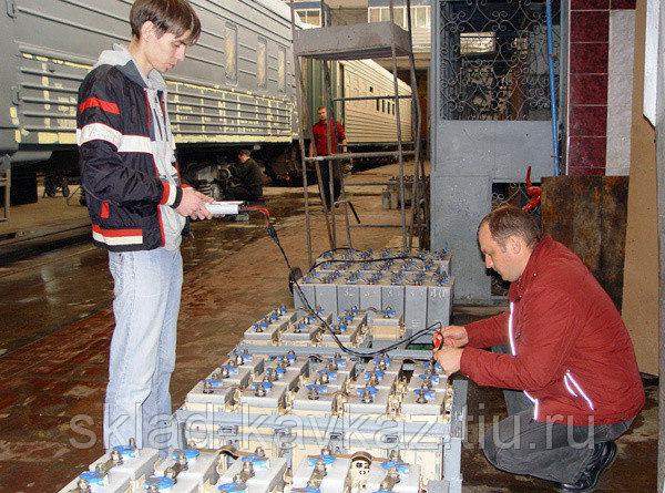 Обслуживание, ремонт и восстановление щелочных аккумуляторных батарей