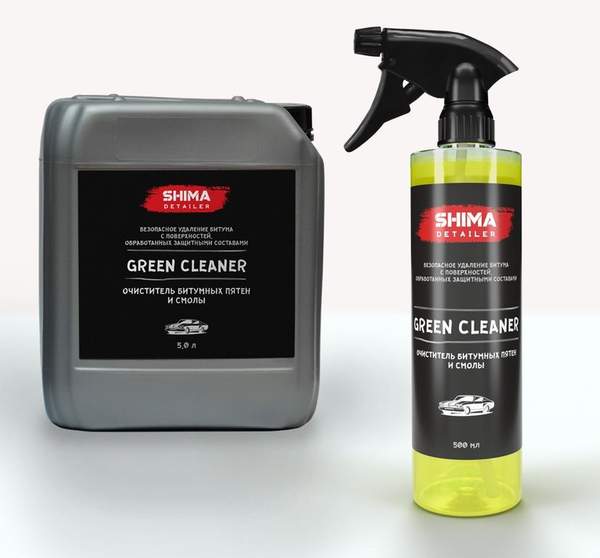 Очиститель битумных пятен и смолы Shima Detailer GREEN CLEANER