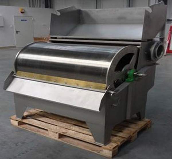 Очистное барабанное вращающееся сито с внешней подачей