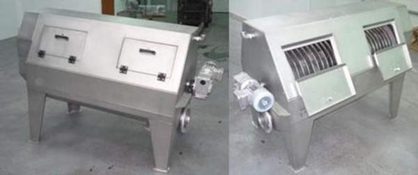 Очистное барабанное вращающееся сито с внутренней подачей