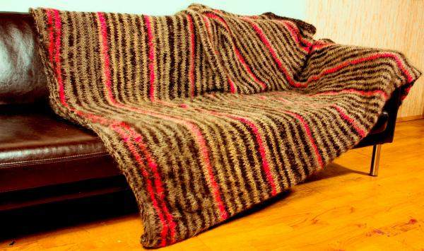 Одеяло супертеплое «Счастье Охотника» из собачьей шерсти .