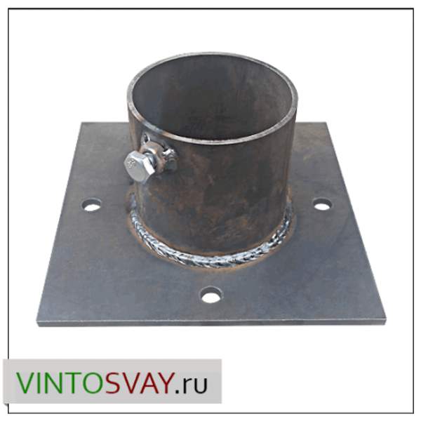 Оголовок сваи W200h5D60 съёмный без косынок